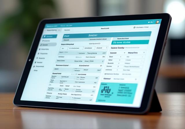Retail inventory dashboard showing sales trends